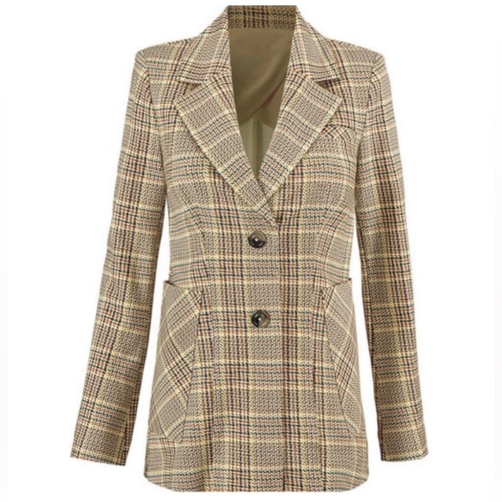 Cabi Women’s Pastime Plaid Blazer and Skirt Set - Picture 5 of 16